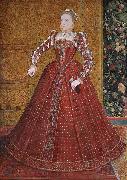 Steven van der Meulen Queen Elizabeth I France oil painting artist